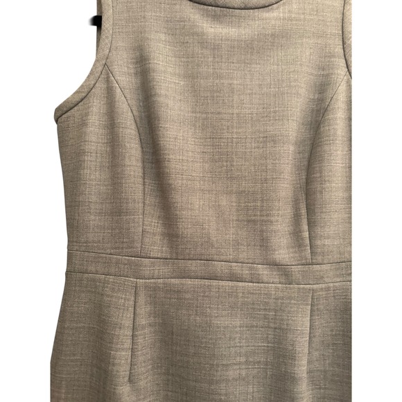 Brooks Brothers Gray Pencil Business Stripped-Lining Wool Blend Dress Sz 2 - Picture 4 of 15